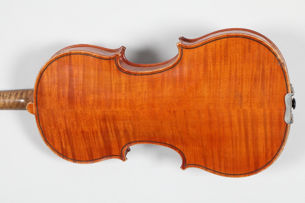 Violin by Jean Baptiste Collin Mezin, dated 1887. Interior label CH J B Collin-Mezin, Luther A - Image 4 of 14