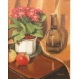 Frank Colclough ARR Gilt framed oil on canvas 'Still Life'