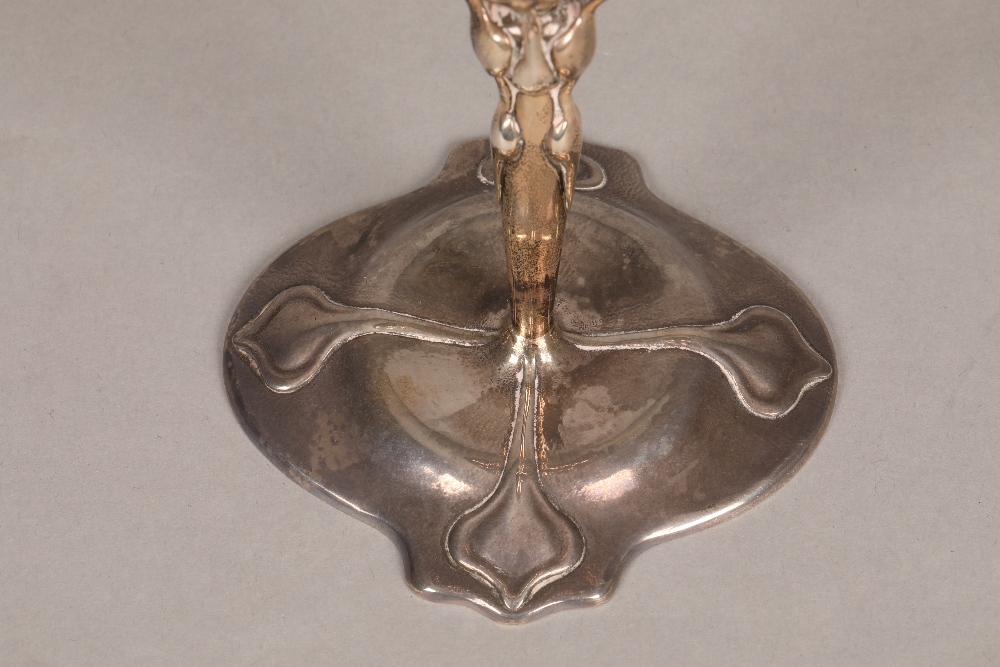 Liberty Art Nouveau silver chalice, assay marked London 1900, Liberty and Co, 18cm high, weight - Image 6 of 10