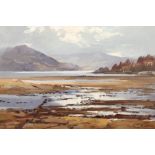 Helen M Turner ARR Framed oil on canvas, signed 'Loch Sunart'