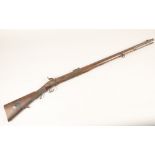 Alexander Henry percussion single barrelled target rifle, patent No. 252, gauge 451, single barrel