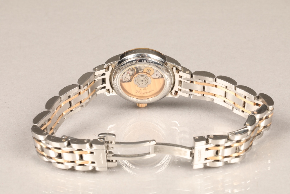 Ladies Longines Saint-Imier Collection automatic stainless steel bracelet watch, mother of pearl - Image 6 of 6