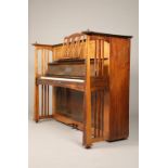 Ernest Archibald Taylor (Scottish 1874-1951) Arts and Crafts upright Bechstein Piano and matching