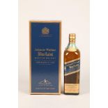 Johnnie Walker Blue Label blended scotch whisky, with carton, bottle no Y40222, 75cl, 43% vol.