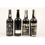 Kopke vintage port 1977, 75cl Kopke vintage port 1970, 75cl Delaforce vintage port 1977, 75cl W.J.