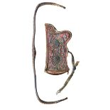 Ⓦ A RARE OTTOMAN QUIVER AND BOW^ EARLY 18TH CENTURY