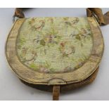 A DECORATED HUNTING BAG^ LATE 19TH CENTURY^ POSSIBLY GERMAN
