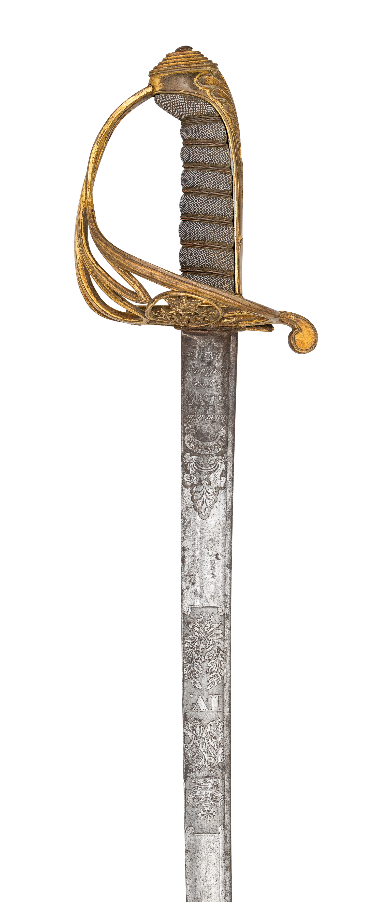 A WILLIAM IV 1822 PATTERN SWORD BY PROSSER^ MAKER TO THE KING AND ROYAL FAMILY