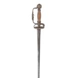 Ⓦ A SMALL-SWORD WITH HIGHLY DECORATED BRASS HILT^ THIRD QUARTER OF THE 17TH CENTURY^ PROBABLY DUT