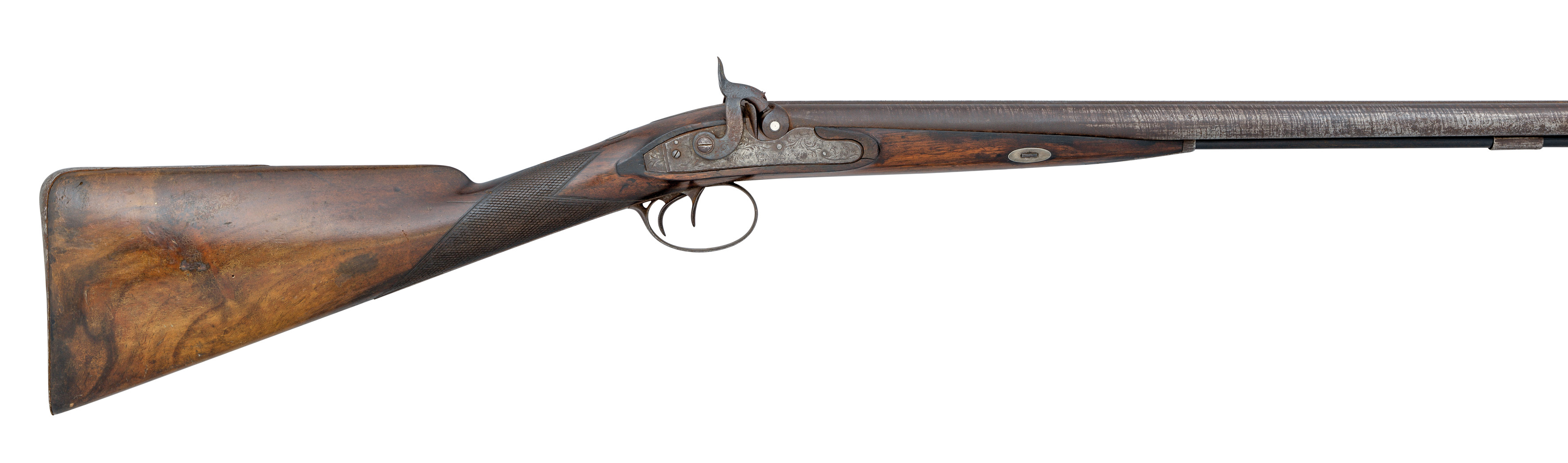 Ⓦ A 20 BORE D.B. PERCUSSION SPORTING GUN BY JOHN MANTON & SON^ DOVER STREET^ LONDON^ NO.6484 FOR