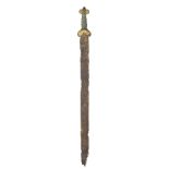 Ⓦ A SWORD IN 5TH/8TH CENTURY STYLE^ MID-19TH CENTURY