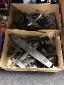 Two boxes of model air craft,