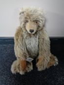 A Charnwood limited edition mohair teddy bear.