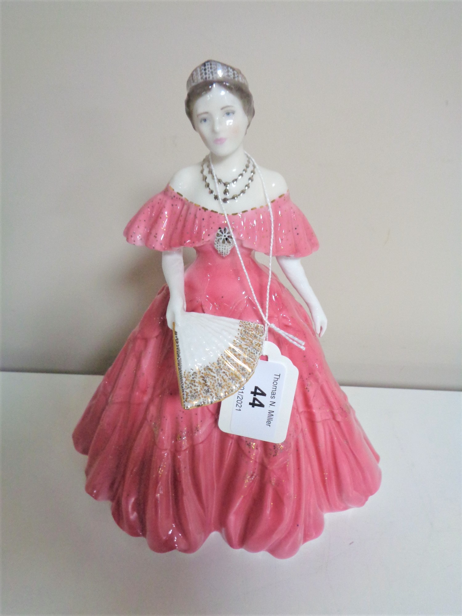 A Royal Worcester figure, A tribute to her gracious Majesty Queen Elizabeth The Queen Mother,