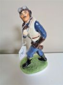 A Coalport figure, For King and Country The Airman, limited edition number 510 of 1500.