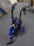 A folding disability walking aid