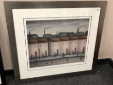 Paul Horton : Down Our Street, giclee print in colours, numbered 110/295, signed in pencil,