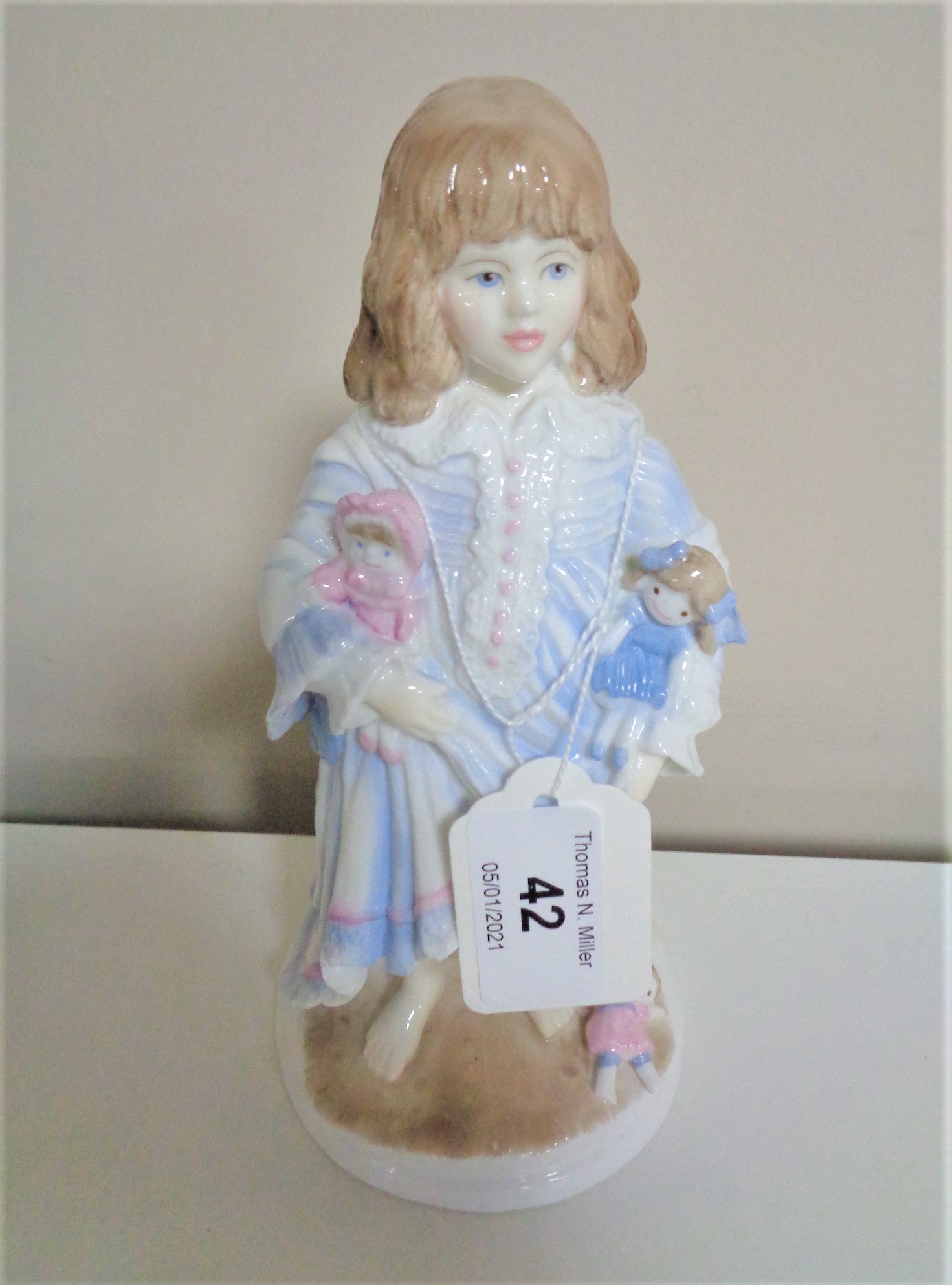 A Royal Worcester figure, Lullaby,