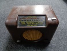 A Bush DAC 90A Bakelite radio