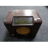 A Bush DAC 90A Bakelite radio