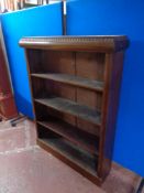 An early twentieth century mahogany bookcase