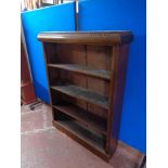 An early twentieth century mahogany bookcase