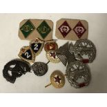 A collection of Russian badges