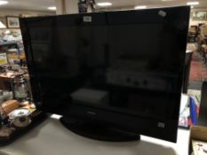 A Hitachi LCD 32 inch TV,