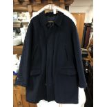A gent's navy large jacket.