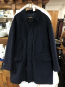 A gent's navy large jacket.