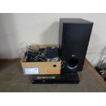 An LG DVD surround sound system