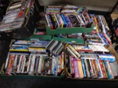 Seven boxes of DVD's