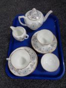 A tray of Coalport My Fair Lady tea china