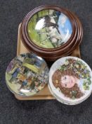 A quantity of Davenport pottery limited edition and other ceramic wall plates