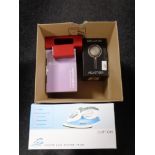 A box of steam iron, health cooker,
