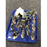 A tray of Britains mounted military figures