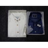 A Charles Tyrwhitt classic fit gent's shirt and a Vivienne Westwood shirt.