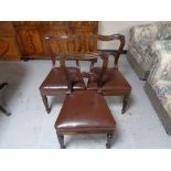 A set of six Victorian mahogany dining chairs CONDITION REPORT: Minor cosmetic wear