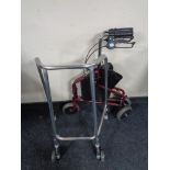 A disability walking aid and one other (2)