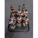 A tray of Ballantynes Scottish border regiment and other figures CONDITION REPORT: