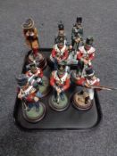 A tray of Ballantynes Scottish border regiment and other figures CONDITION REPORT: