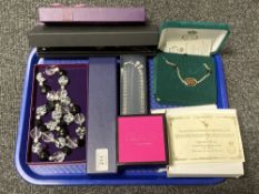 A collection of costume jewellery, Dower & Hall, Claire Sweeney, Clarion-Pell etc.