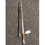 A WWI bayonet stamped Solingen,