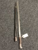 A WWI bayonet stamped Solingen,