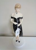 A Coalport figure, Diana The Queen of People's Hearts, limited edition number 348 of 9500.