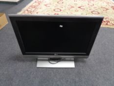 An LG 32 inch LCD TV with remote CONDITION REPORT: Tested,