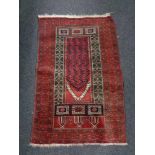 An Afghan prayer rug,