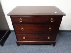A Stag three drawer chest
