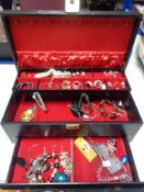 A box of costume jewellery,