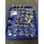 A tray of Britains American confederate soldiers etc